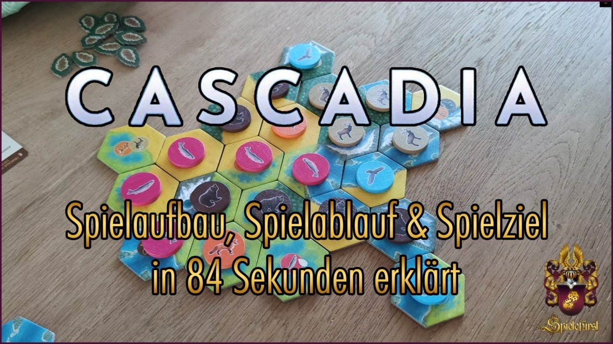 Cascadia in 84 Sekunden | Spielaufbau, Spielablauf und Spielziel kurz erklärt - Spielefürst
