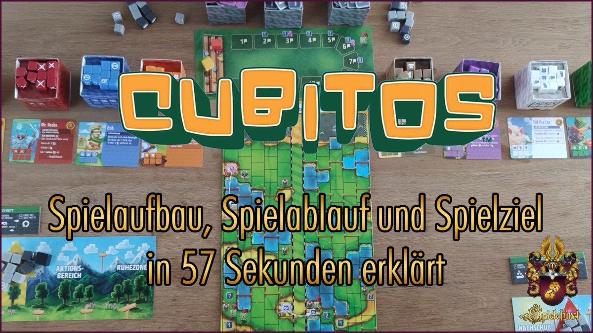 Cubitos in 57 Sekunden | Spielaufbau, Spielablauf und Spielziel kurz erklärt - Spielefürst