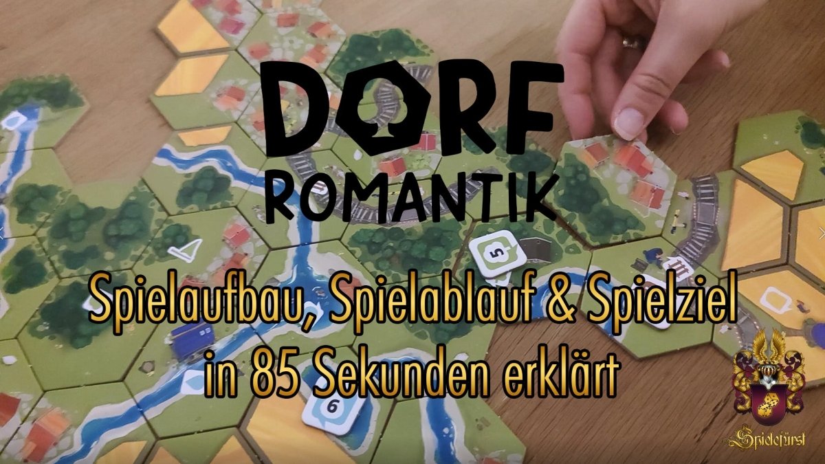 Dorfromantik in 85 Sekunden | Spielaufbau, Spielablauf und Spielziel kurz erklärt - Spielefürst