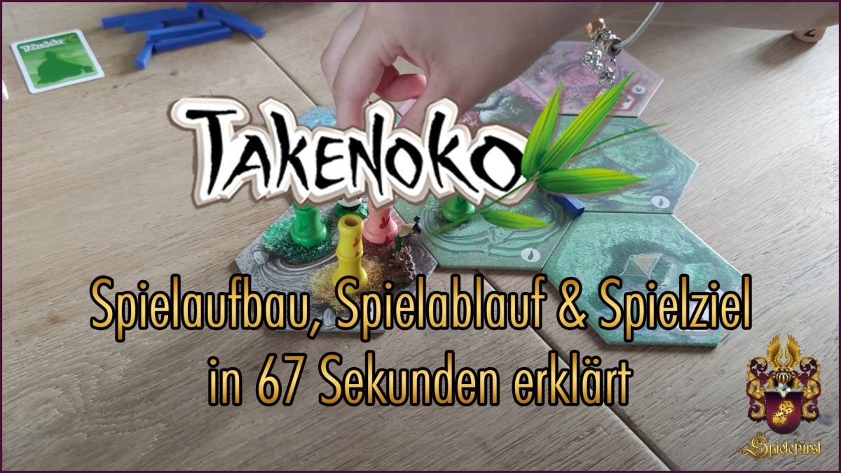 Takenoko in 67 Sekunden | Spielaufbau, Spielablauf und Spielziel kurz erklärt - Spielefürst