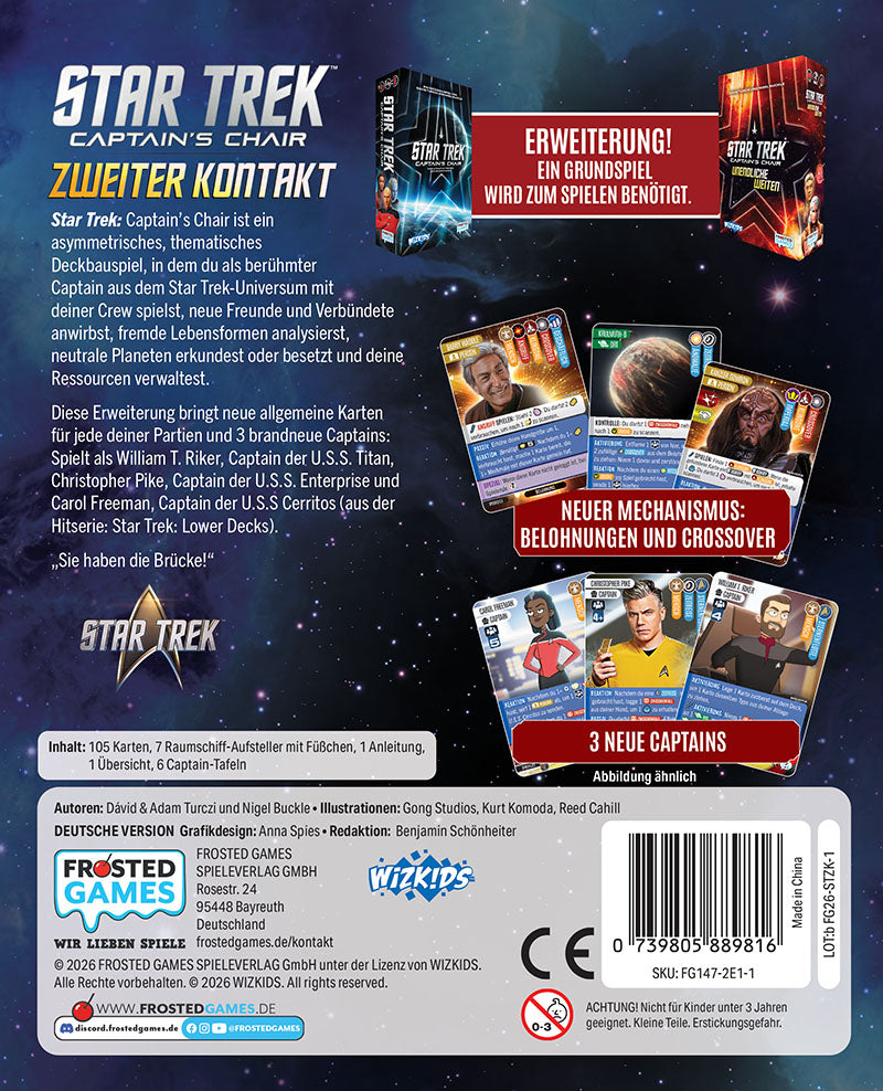 Star Trek™: Captain’s Chair – Zweiter Kontakt Spielmaterial 1