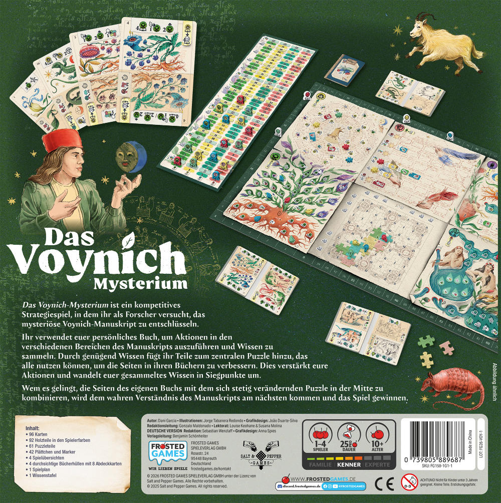 Das Voynich-Mysterium Spielmaterial 1