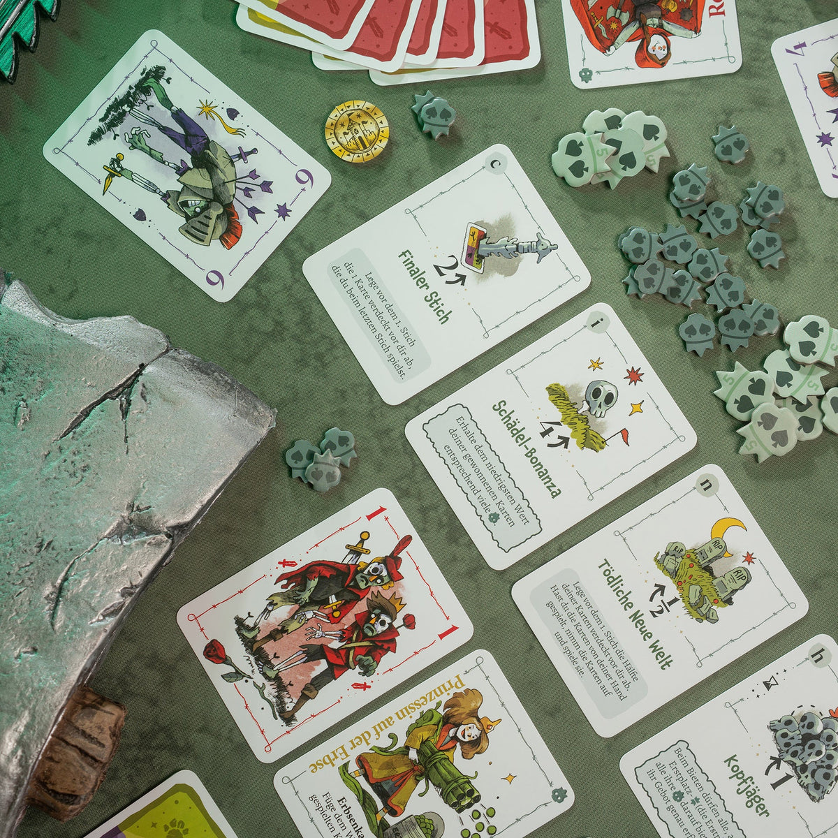 Zombie Princess Spielmaterial 3