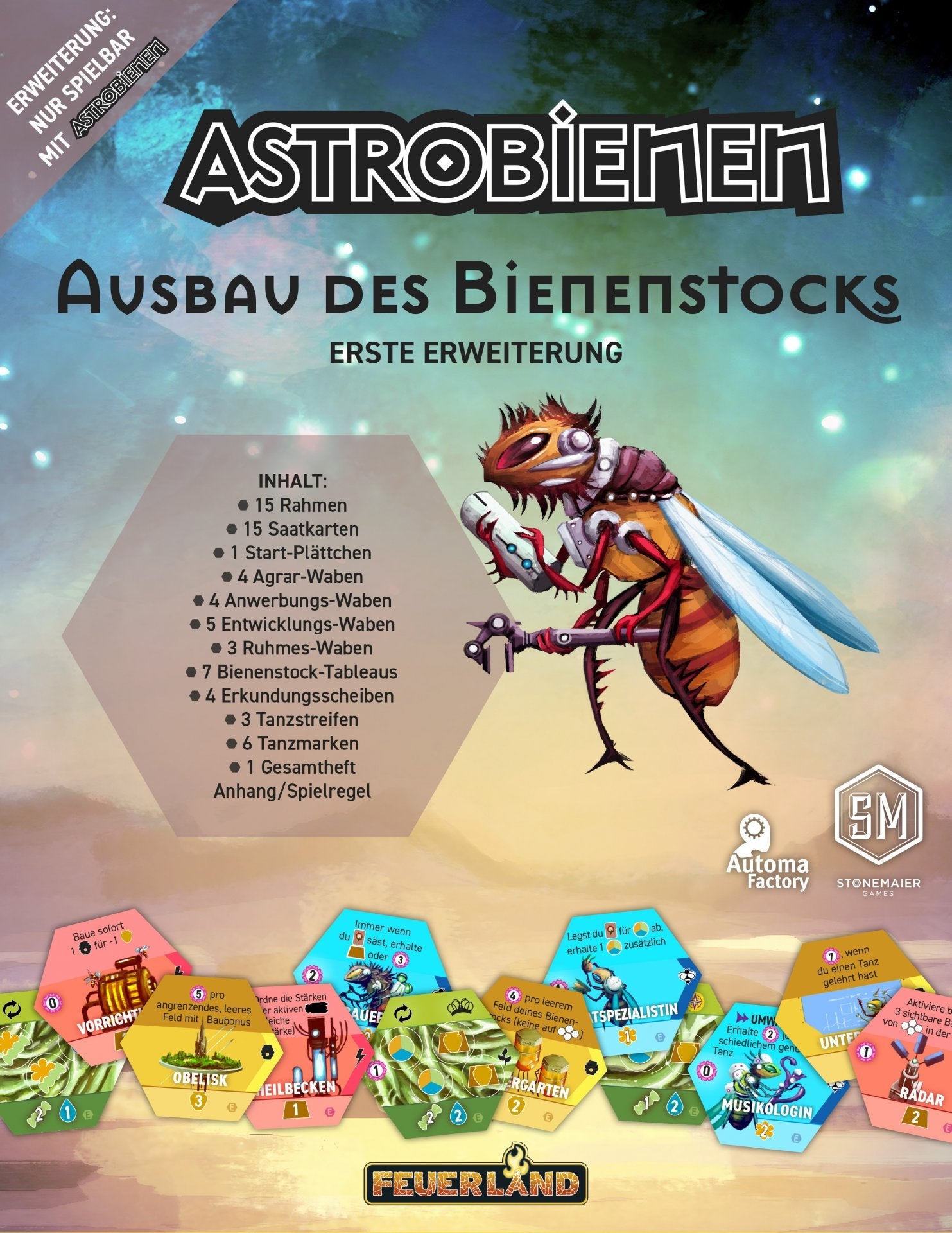 Astrobienen - Ausbau des Bienenstocks | Vorbestellung - Spielefürst