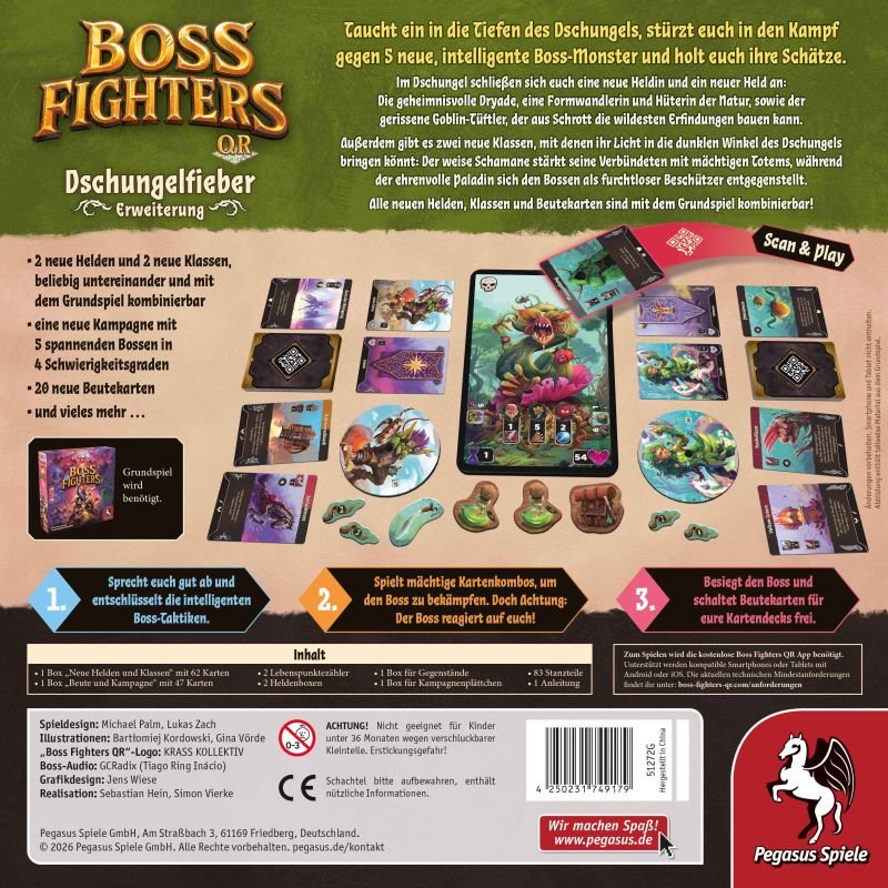 Boss Fighters QR: Dschungelfieber | Vorbestellung - Spielefürst