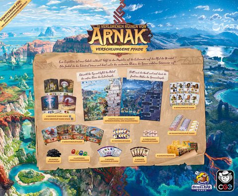 Die verlorenen Ruinen von Arnak: Verschlungene Pfade Erweiterung | Vorbestellung - Spielefürst