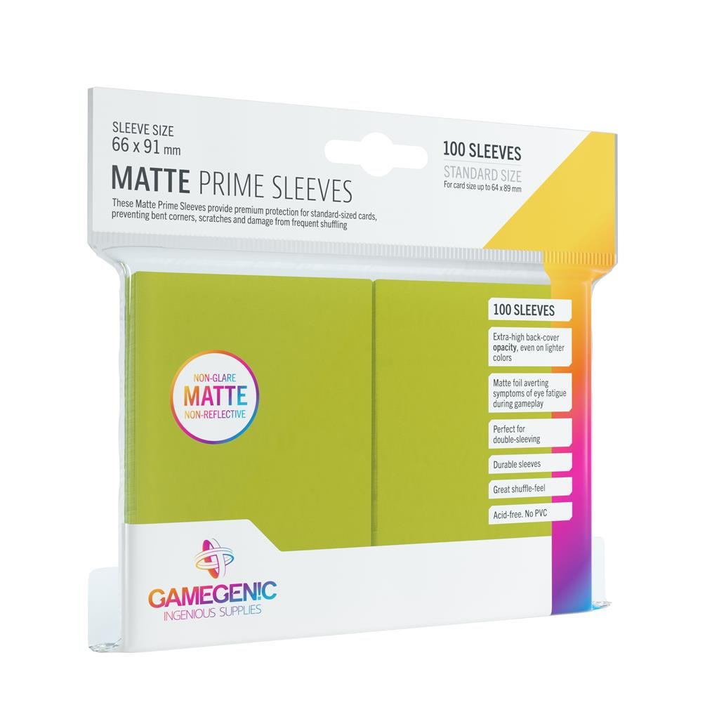 Gamegenic - Matte Prime Sleeves (100 Sleeves) - Spielefürst