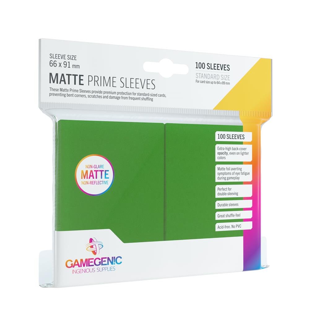 Gamegenic - Matte Prime Sleeves (100 Sleeves) - Spielefürst