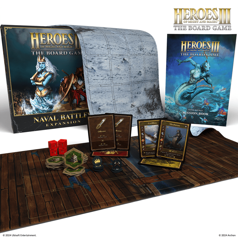 Heroes of Might and Magic III: Das Brettspiel - Seeschlachten (Erweiterung) | Vorbestellung - Spielefürst