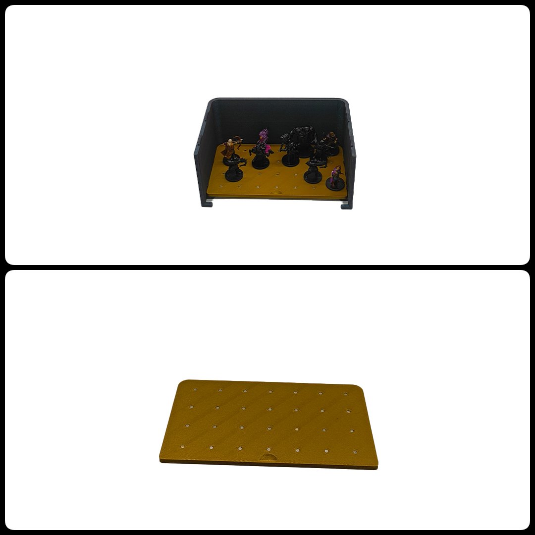 Magnettablett 3mm x 2mm inkl. 90mm Rahmen - Spielefürst