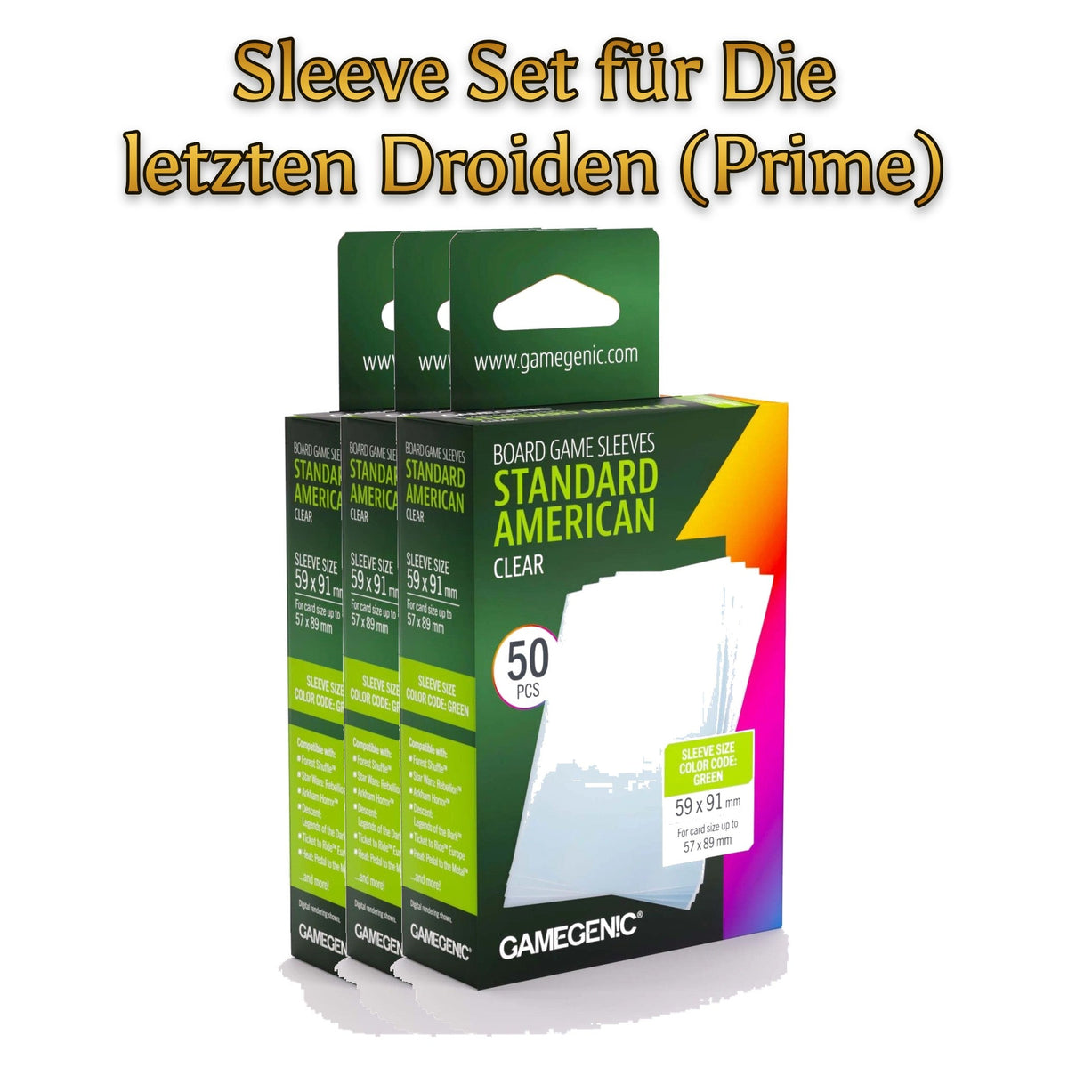 Sleeve Set für Die letzten Droiden (Prime) - Spielefürst