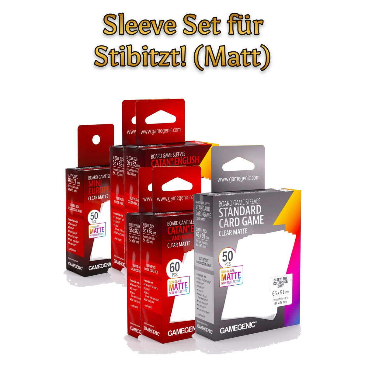 Sleeve Set für Stibitzt! (Matt) - Spielefürst