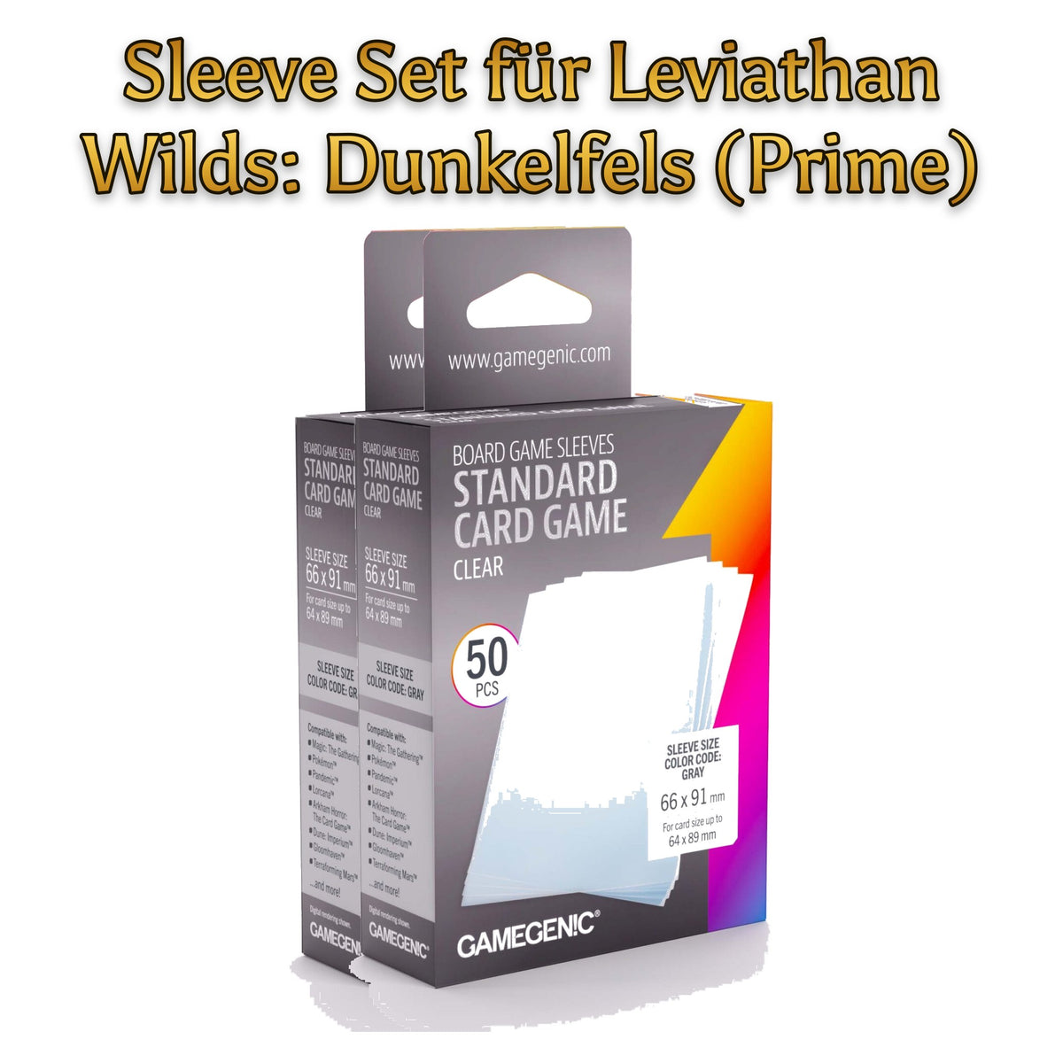 Sleeve Set für Leviathan Wilds: Dunkelfels (Prime)