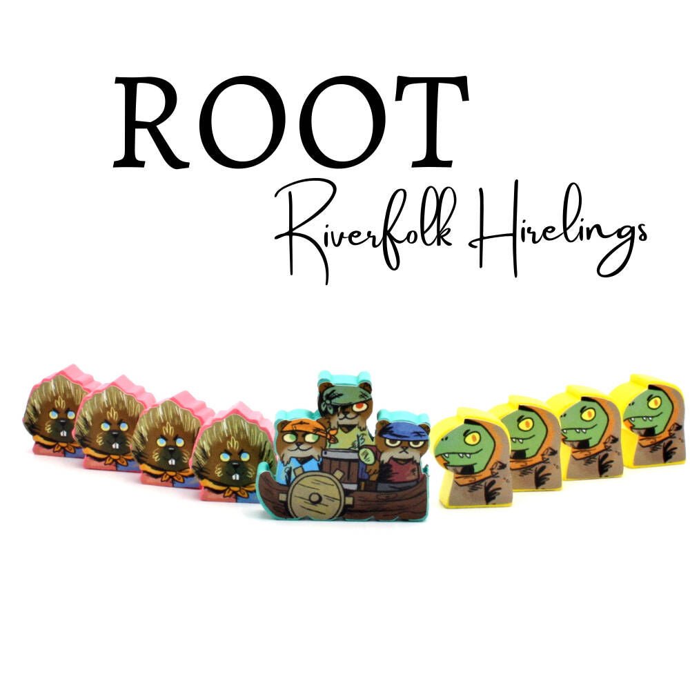 Sticker für Root - Riverfolks - Hirelings - Spielefürst