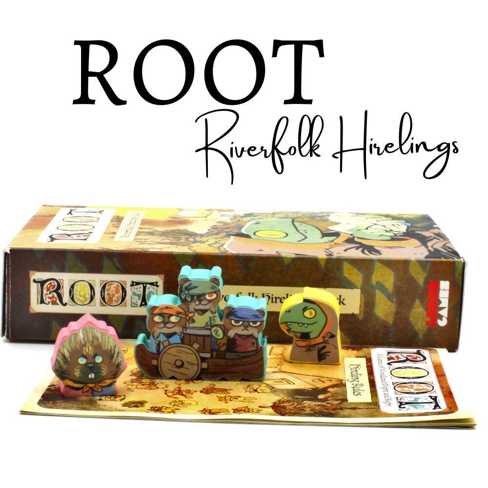 Sticker für Root - Riverfolks - Hirelings - Spielefürst