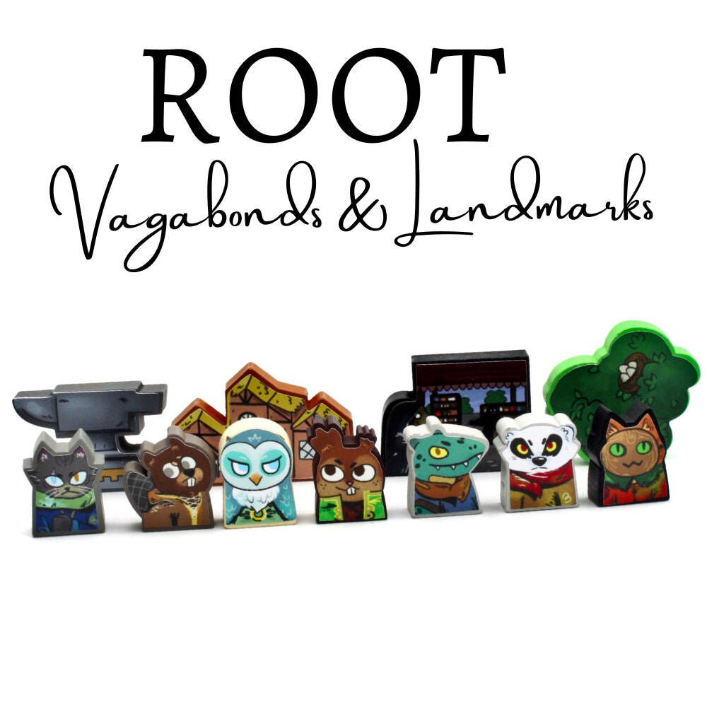 Sticker für Root - Vagabond & Landmarks - Spielefürst