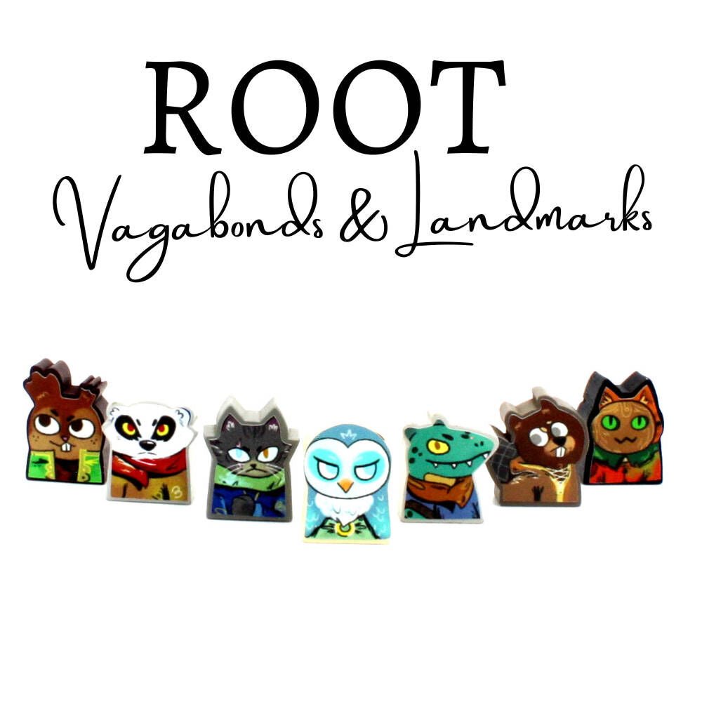 Sticker für Root - Vagabond & Landmarks - Spielefürst