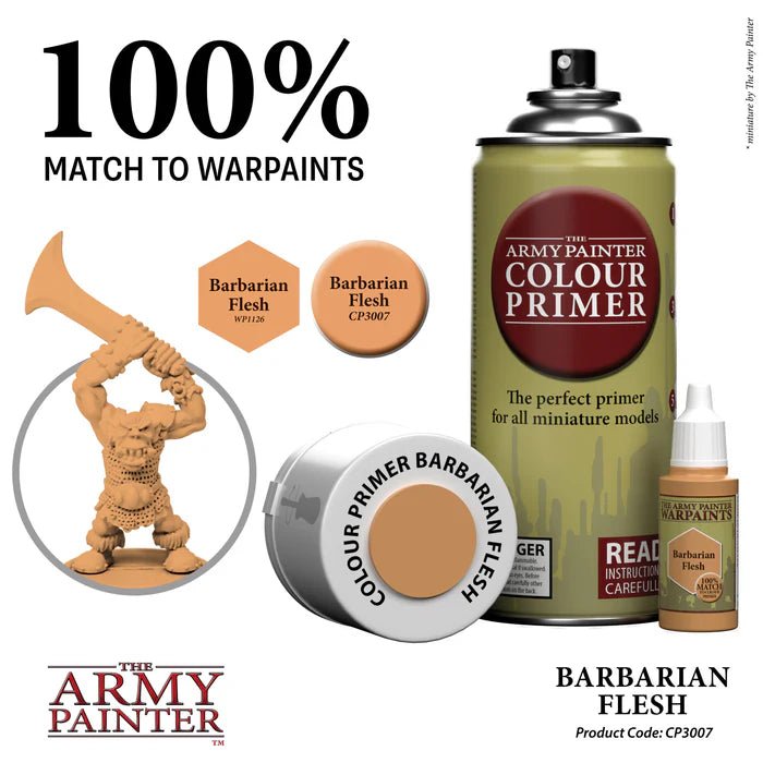 The Army Painter - Colour Primer - Barbarian Flesh Spray (400ml) - Spielefürst