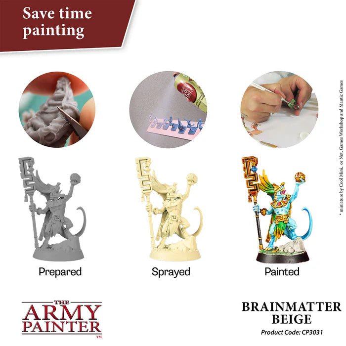 The Army Painter - Colour Primer - Brainmatter Beige Spray (400ml) - Spielefürst