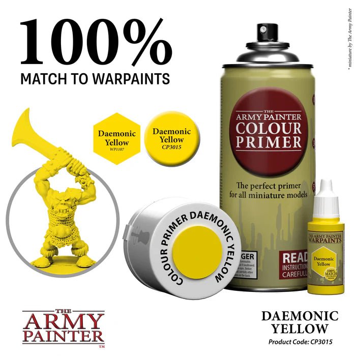 The Army Painter - Colour Primer - Daemonic Yellow Spray (400ml) - Spielefürst