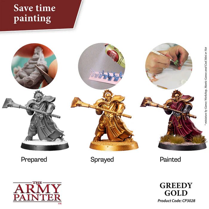 The Army Painter - Colour Primer - Greedy Gold (400ml) - Spielefürst