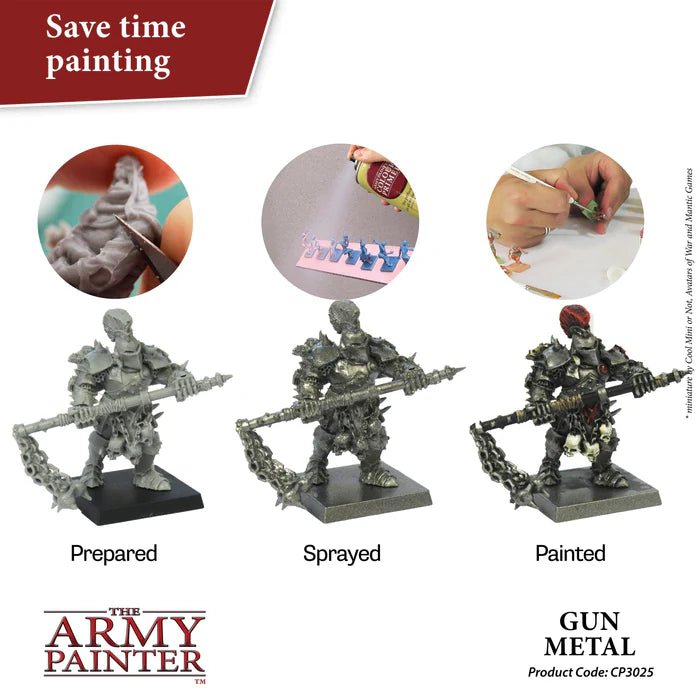 The Army Painter - Colour Primer - Gun Metal Spray (400ml) - Spielefürst