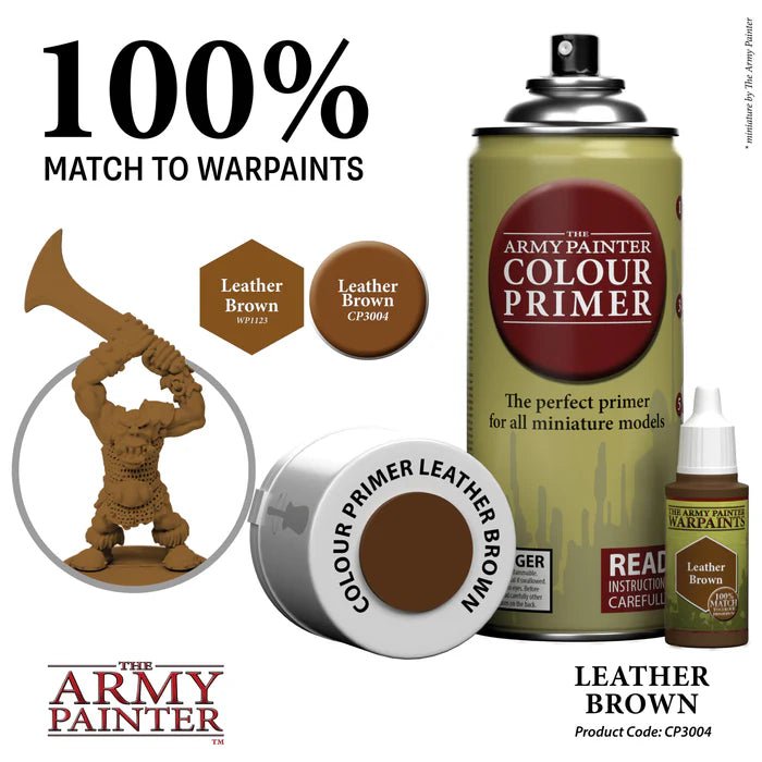 The Army Painter - Colour Primer - Leather Brown Spray (400ml) - Spielefürst