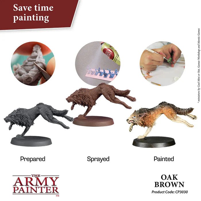 The Army Painter - Colour Primer - Oak Brown Spray (400ml) - Spielefürst