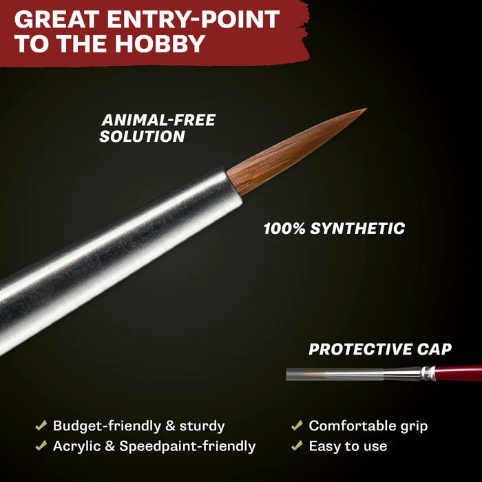 The Army Painter - Hobby Starter Brush Set (Synthethic 2025) - Spielefürst