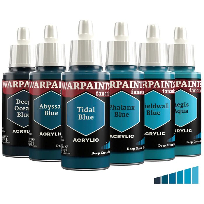 Warpaints Fanatic - Flexible Triad: Deep Green-Blues - Spielefürst