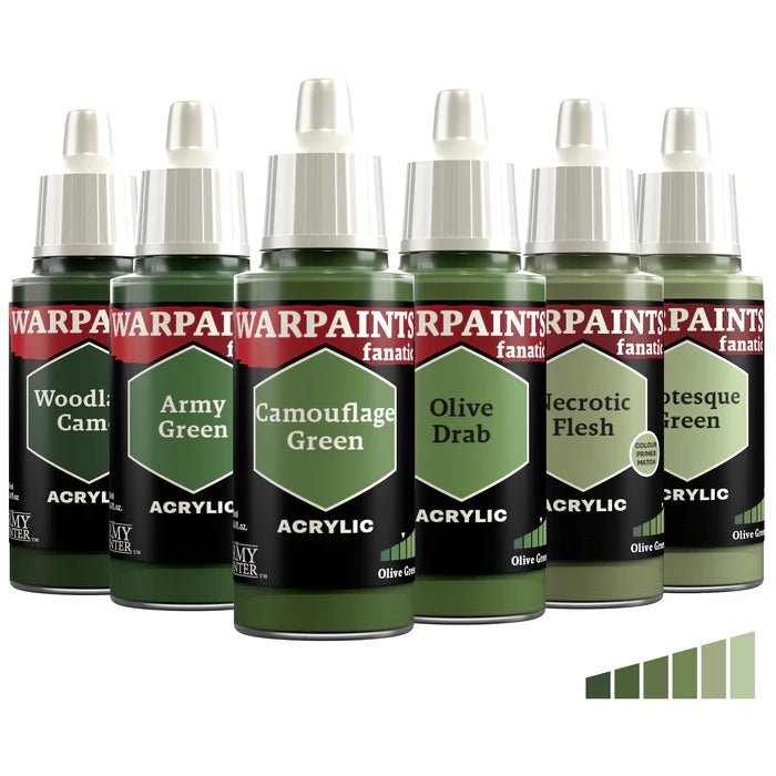 Warpaints Fanatic - Flexible Triad: Olive Greens - Spielefürst