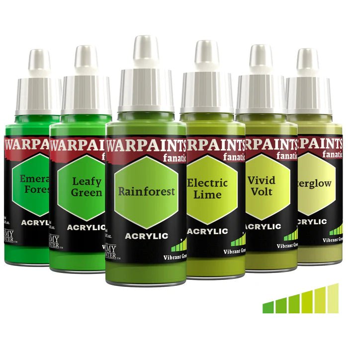 Warpaints Fanatic - Flexible Triad: Vibrant Greens - Spielefürst