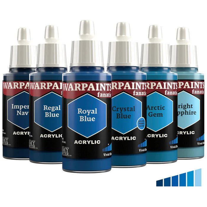 Warpaints Fanatic - Flexible Triad: Vivid Blues - Spielefürst