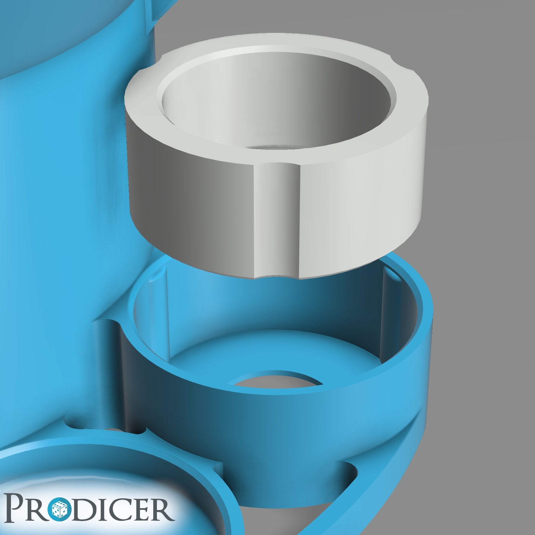 Water Pro Pot V2 - Kombination aus Farbbecher, Pinselhalter und Farbtopfhalter - Spielefürst