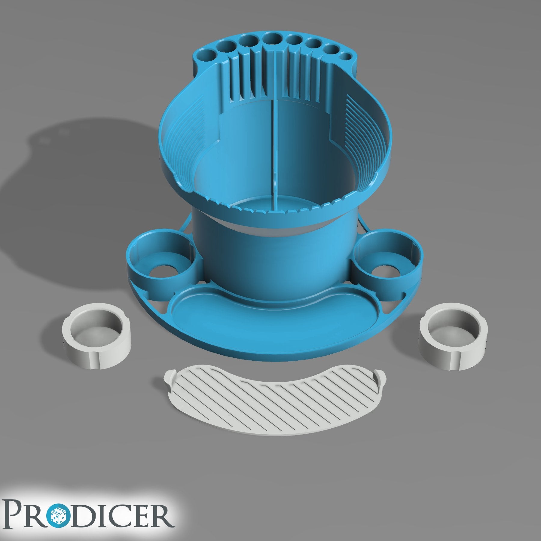 Water Pro Pot V2 - Kombination aus Farbbecher, Pinselhalter und Farbtopfhalter - Spielefürst