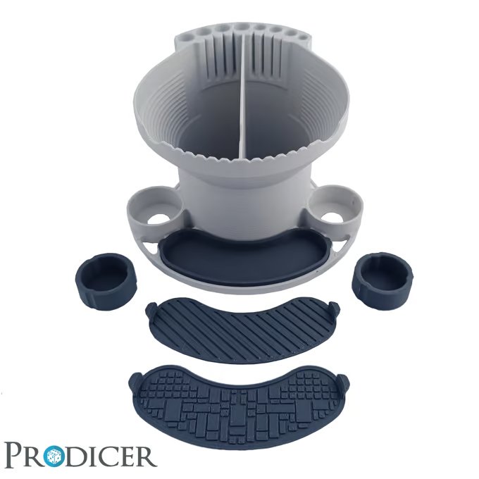 Water Pro Pot V2 - Kombination aus Farbbecher, Pinselhalter und Farbtopfhalter - Spielefürst