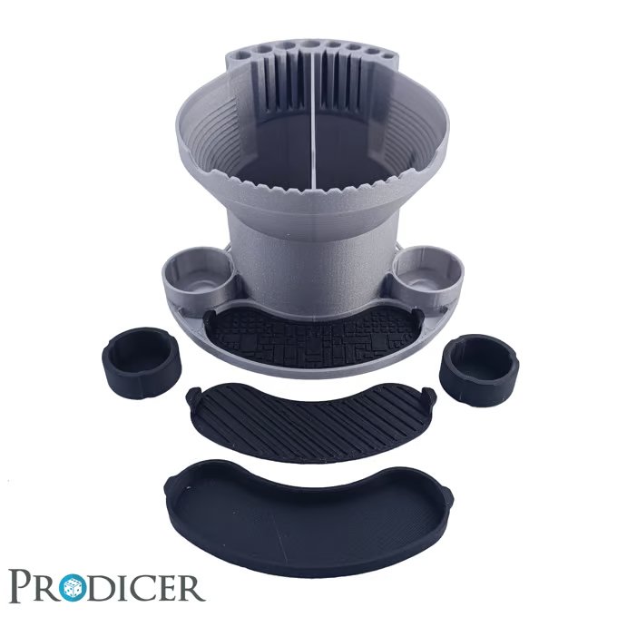 Water Pro Pot V2 - Kombination aus Farbbecher, Pinselhalter und Farbtopfhalter - Spielefürst