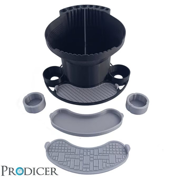 Water Pro Pot V2 - Kombination aus Farbbecher, Pinselhalter und Farbtopfhalter - Spielefürst