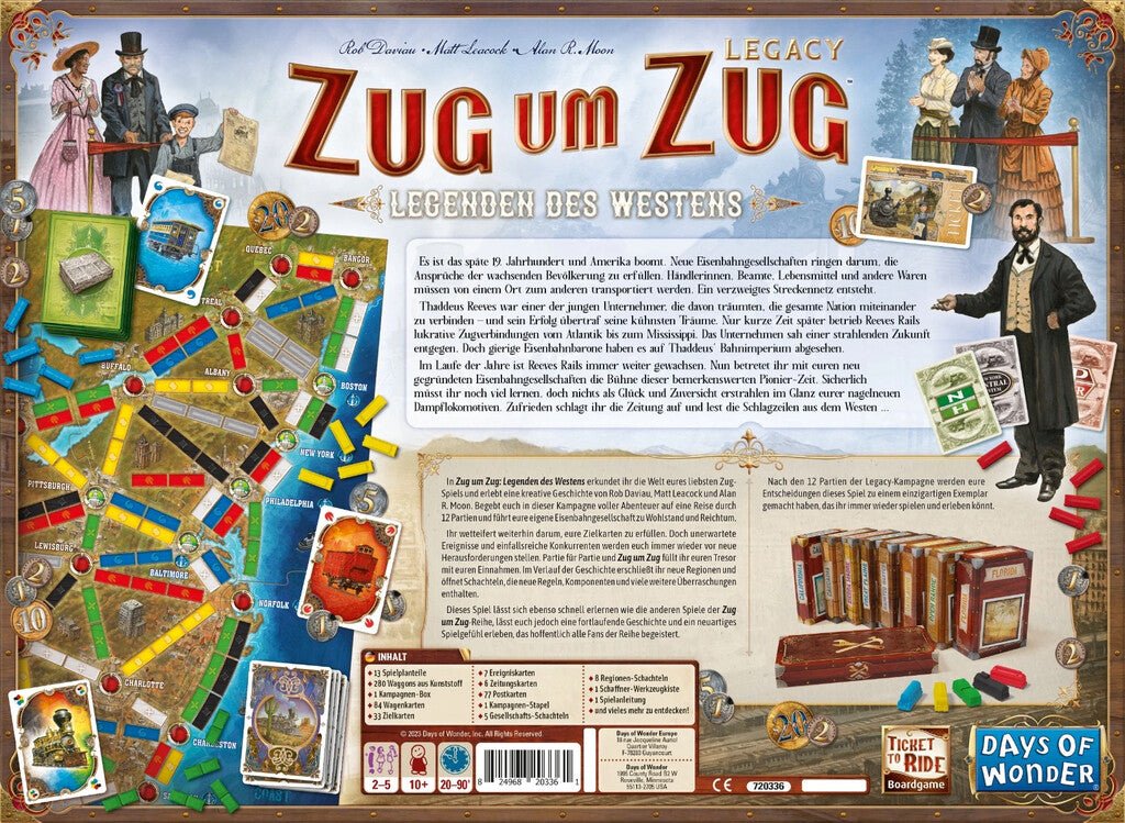 Zug um Zug Legacy: Legenden des Westen - Spielefürst
