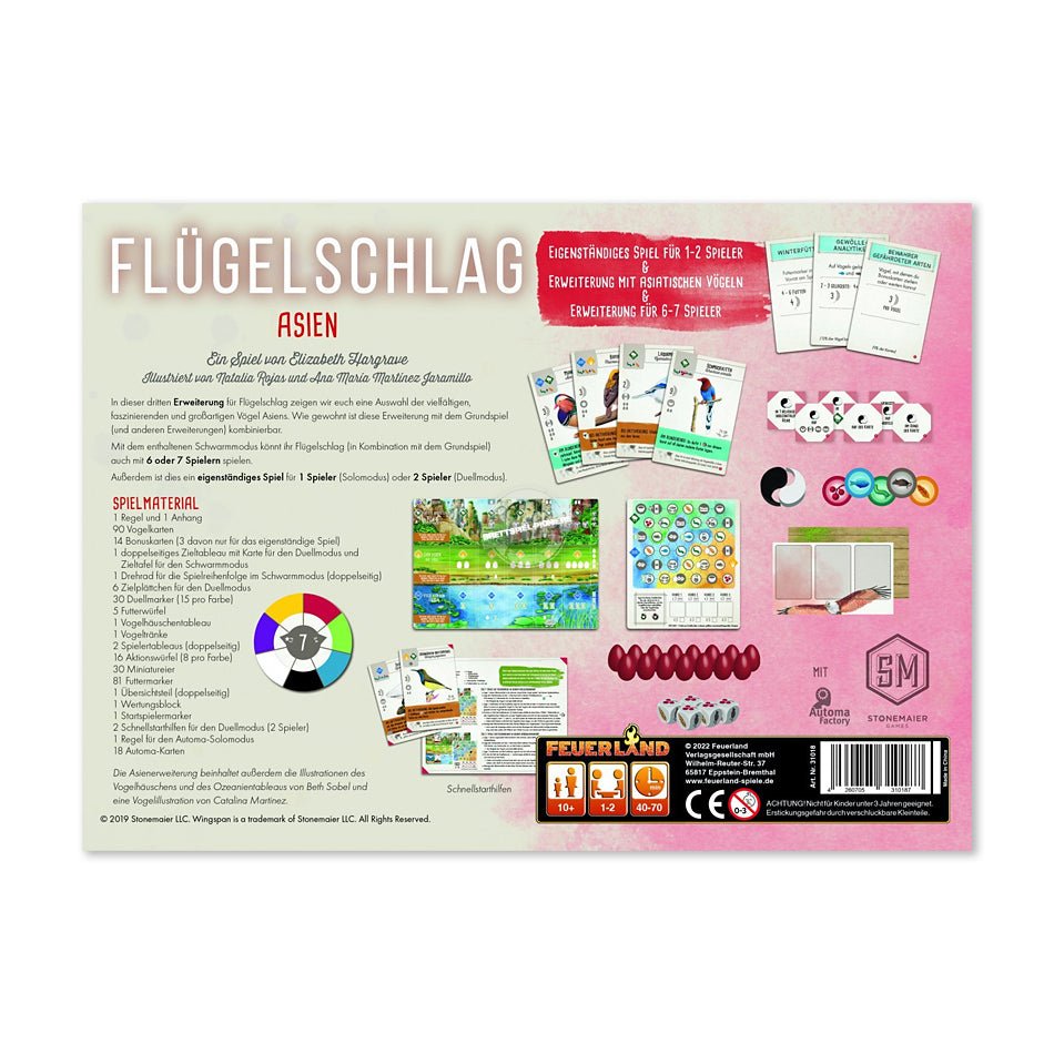 Flügelschlag: Asien-Erweiterung - Spielefürst