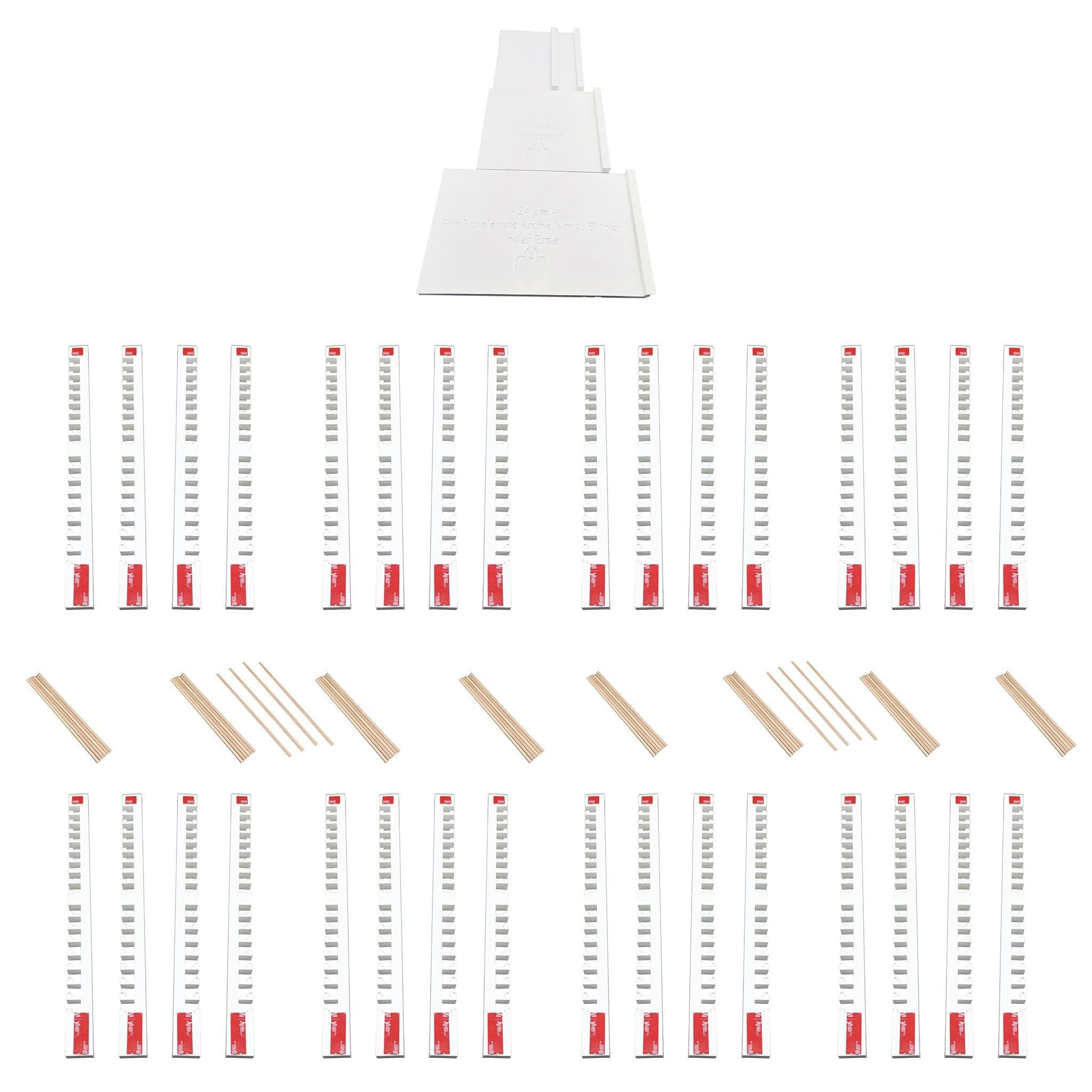 Fürstinator Starter Set für 8 Kallax-Fächer - Weiß - Spielefürst