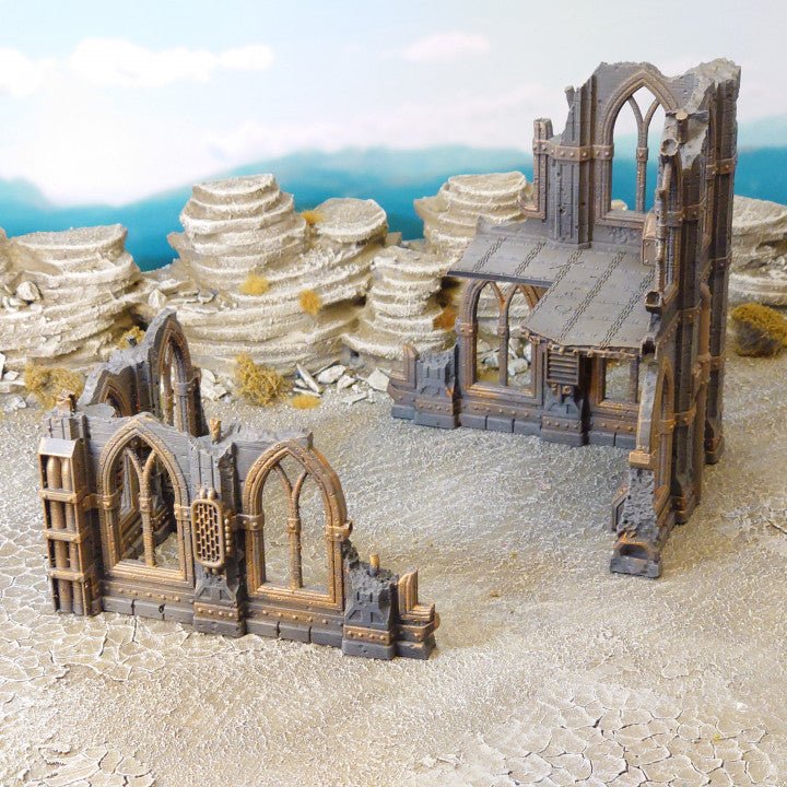 Modulare Ruine - Sci-Fi Tabletop Gelände - Spielefürst