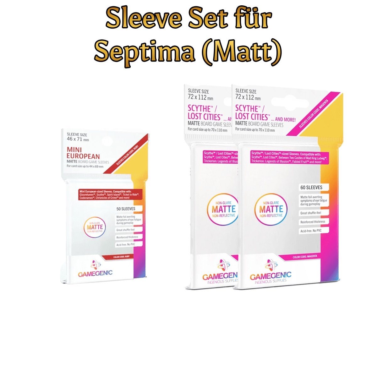 Sleeve Set für Septima (Matt)