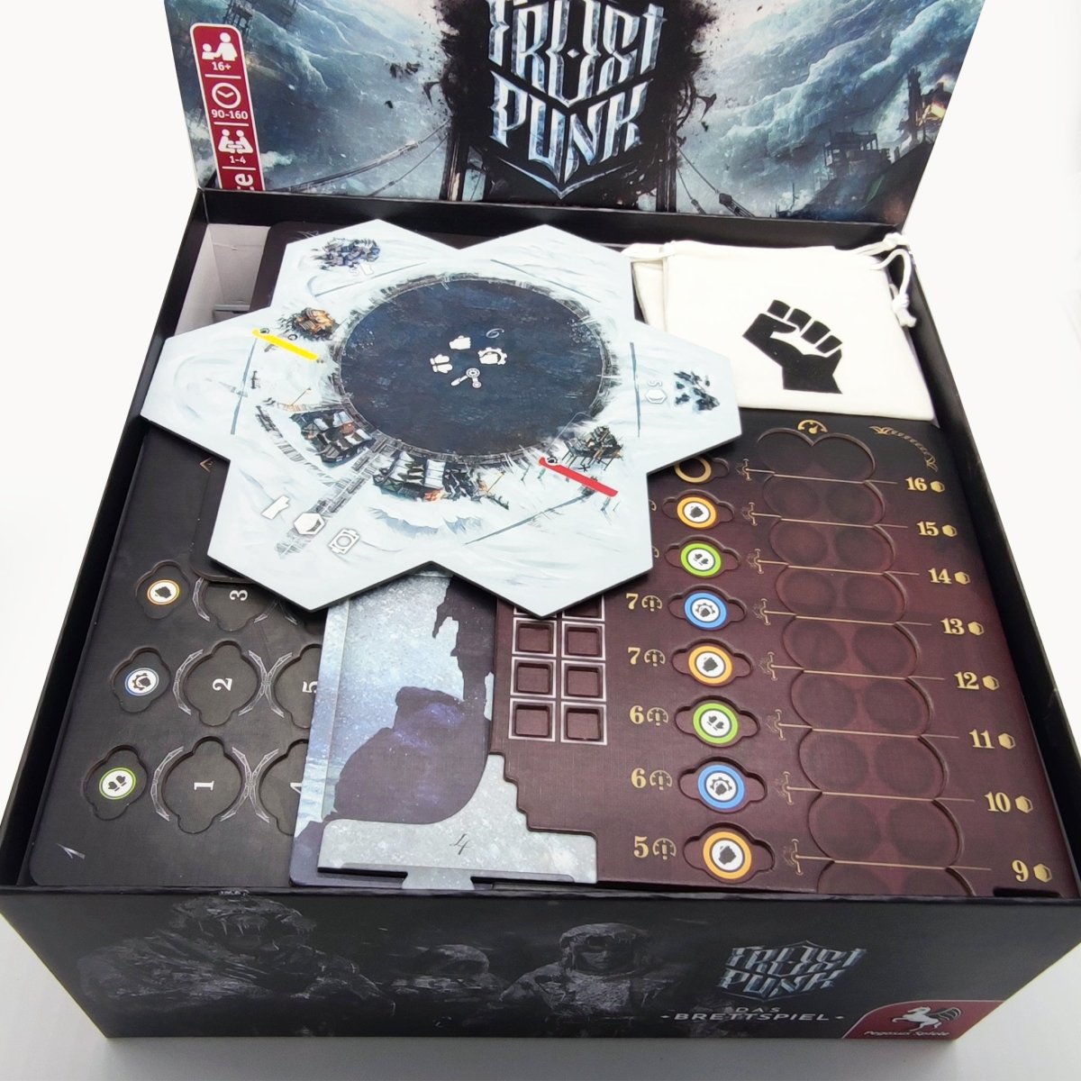 Spielefürst Insert Eiszeit | für Frostpunk inkl. Streifzug ins Frostland Erweiterung - Spielefürst