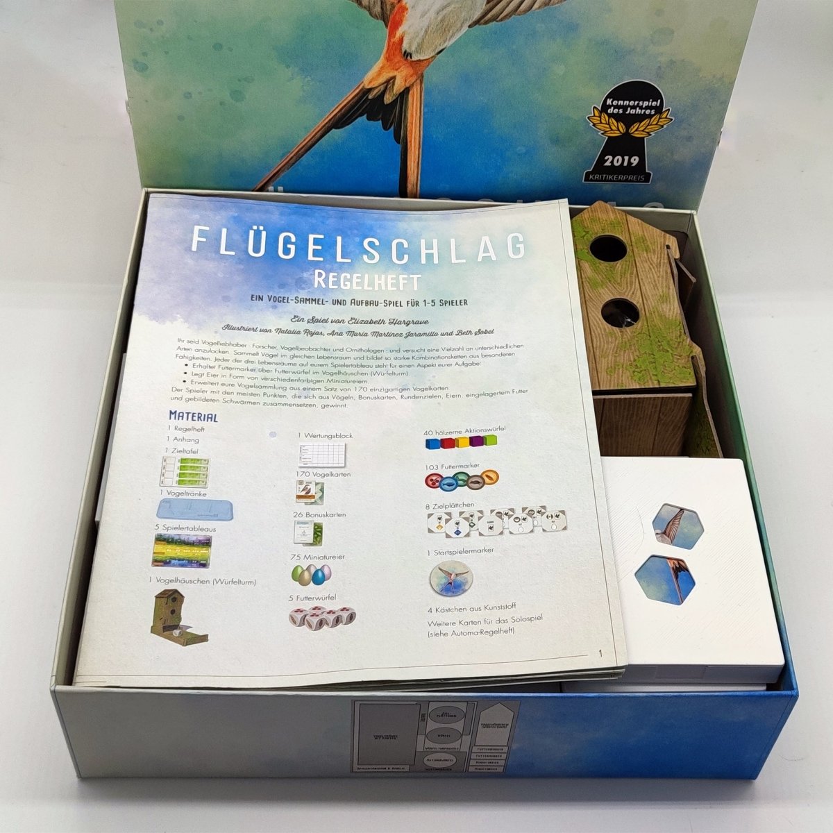 Spielefürst Insert Vogelgezwitscher | für Flügelschlag inkl. aller drei Erweiterungen - Spielefürst