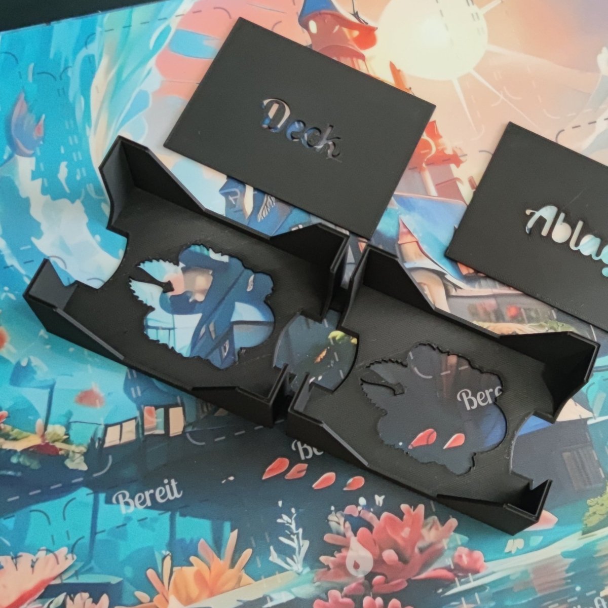 Spielefürst Kartenhalterkombo für Lorcana (63x88mm) - Mit Deckel - Spielefürst