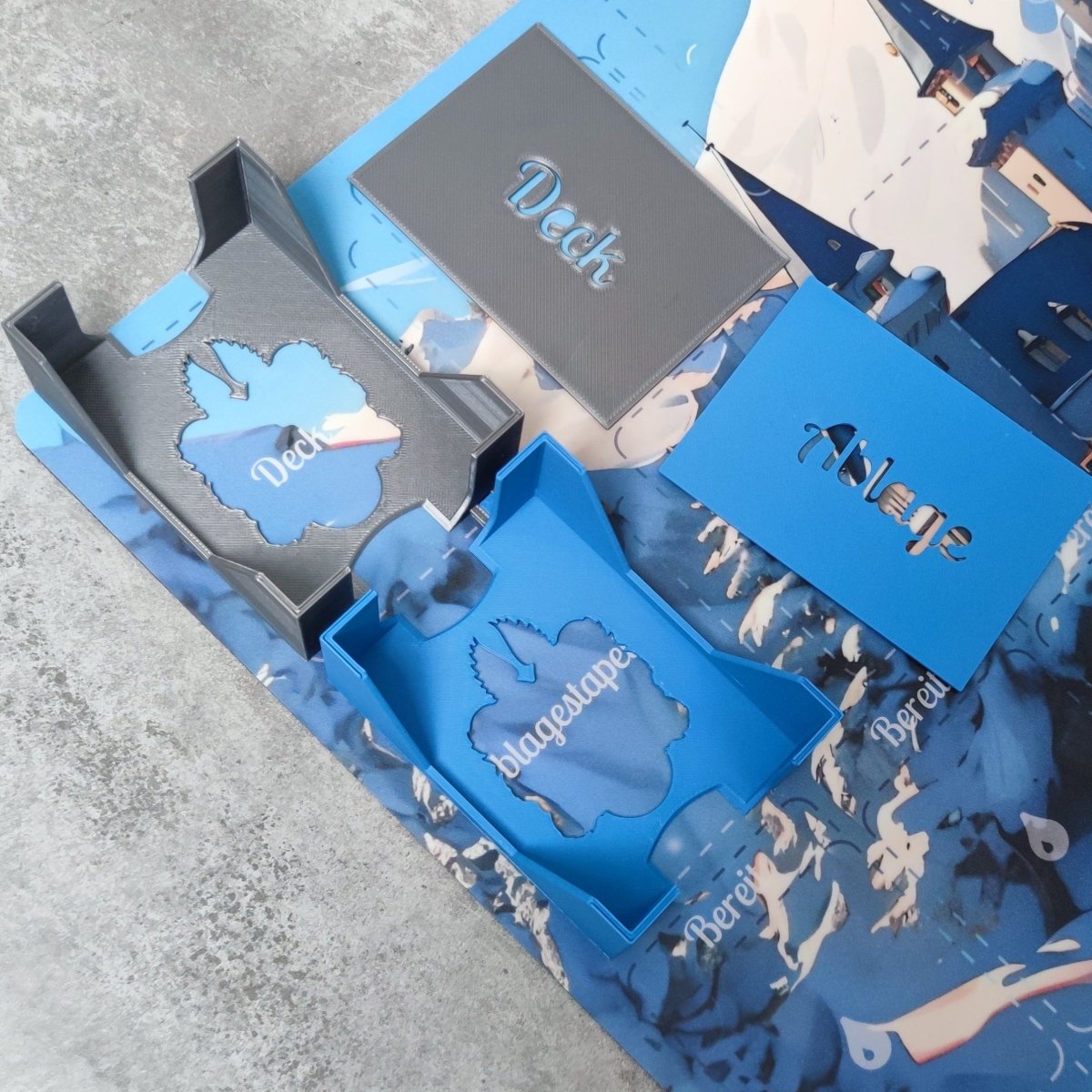 Spielefürst Kartenhalterkombo für Lorcana (63x88mm) - Mit Deckel - Spielefürst