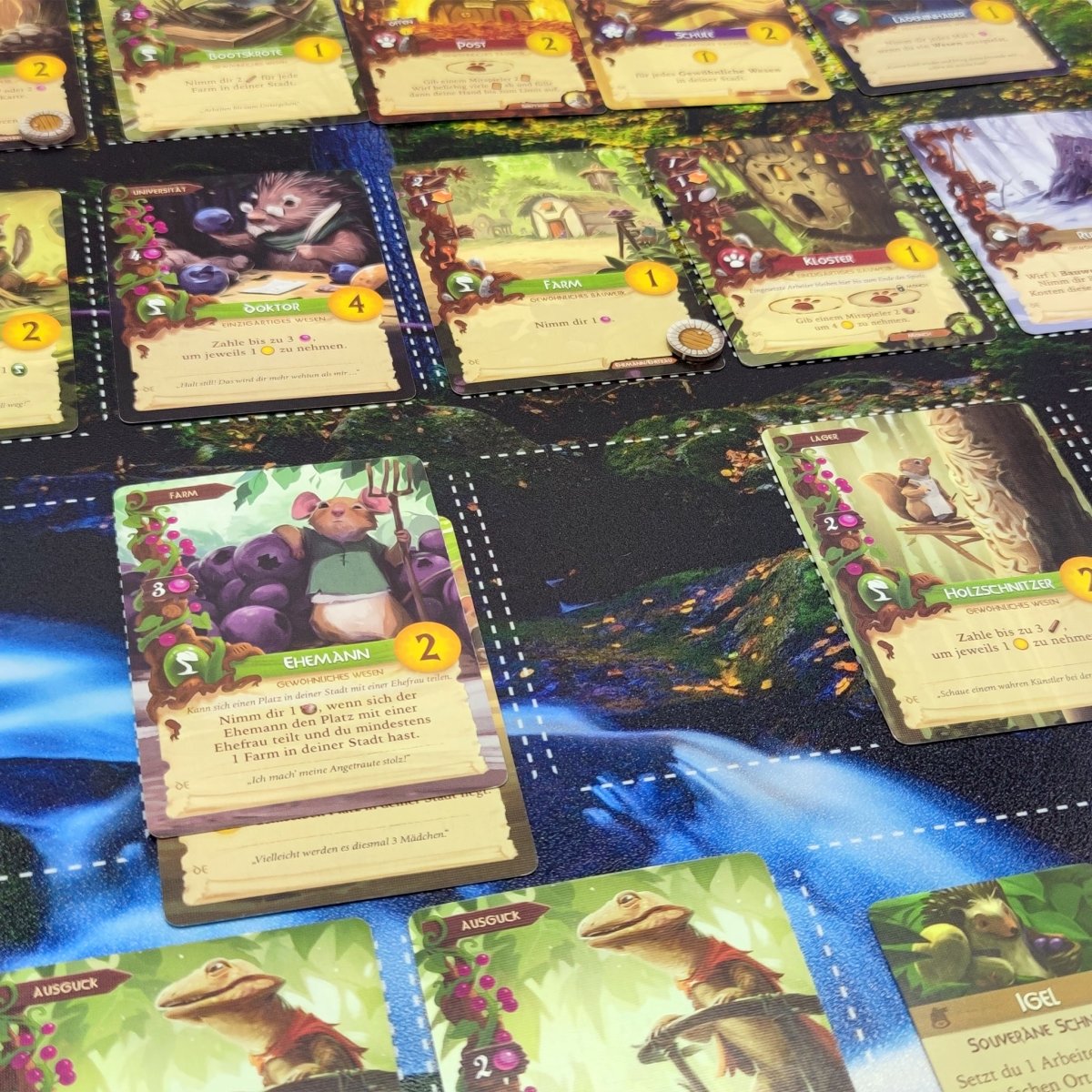 Spielefürst Playmat Waldfest | für Everdell - Spielefürst