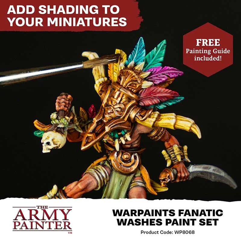 The Army Painter – Warpaints Fanatic Washes Paint Set | Vorbestellung - Spielefürst