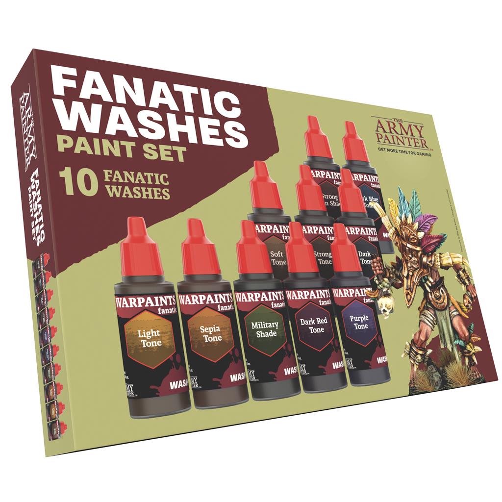 The Army Painter – Warpaints Fanatic Washes Paint Set | Vorbestellung - Spielefürst